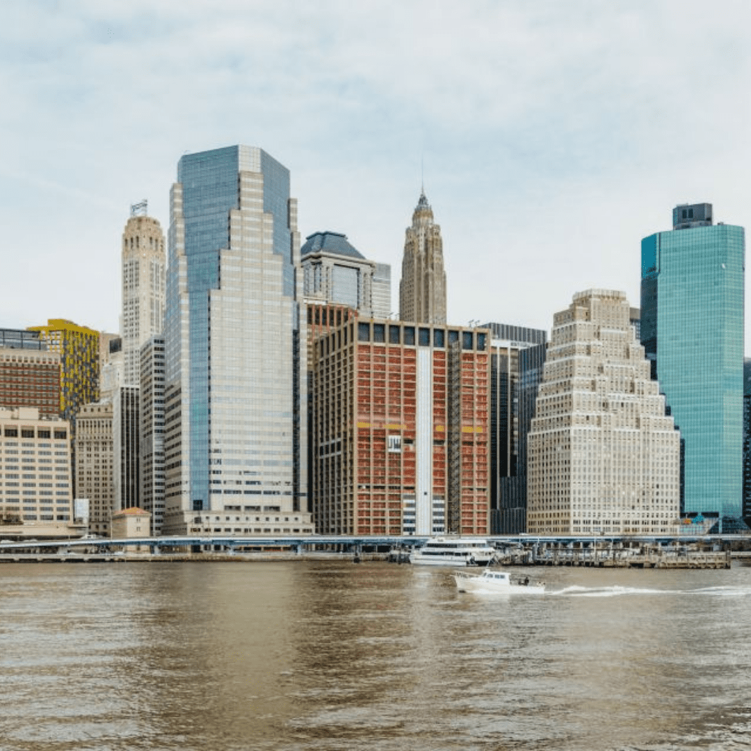 Paseo en barco por el río Hudson en New York