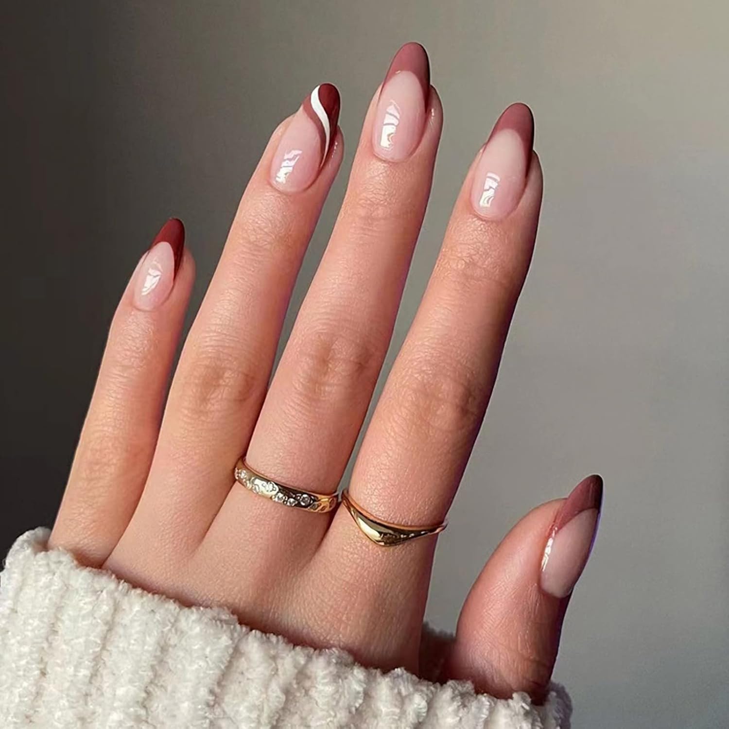 Uñas minimalistas para el otoño