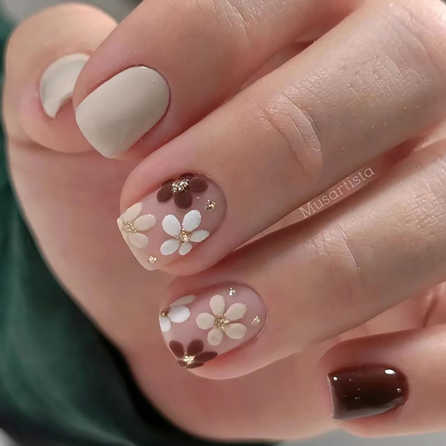 Uñas con flores