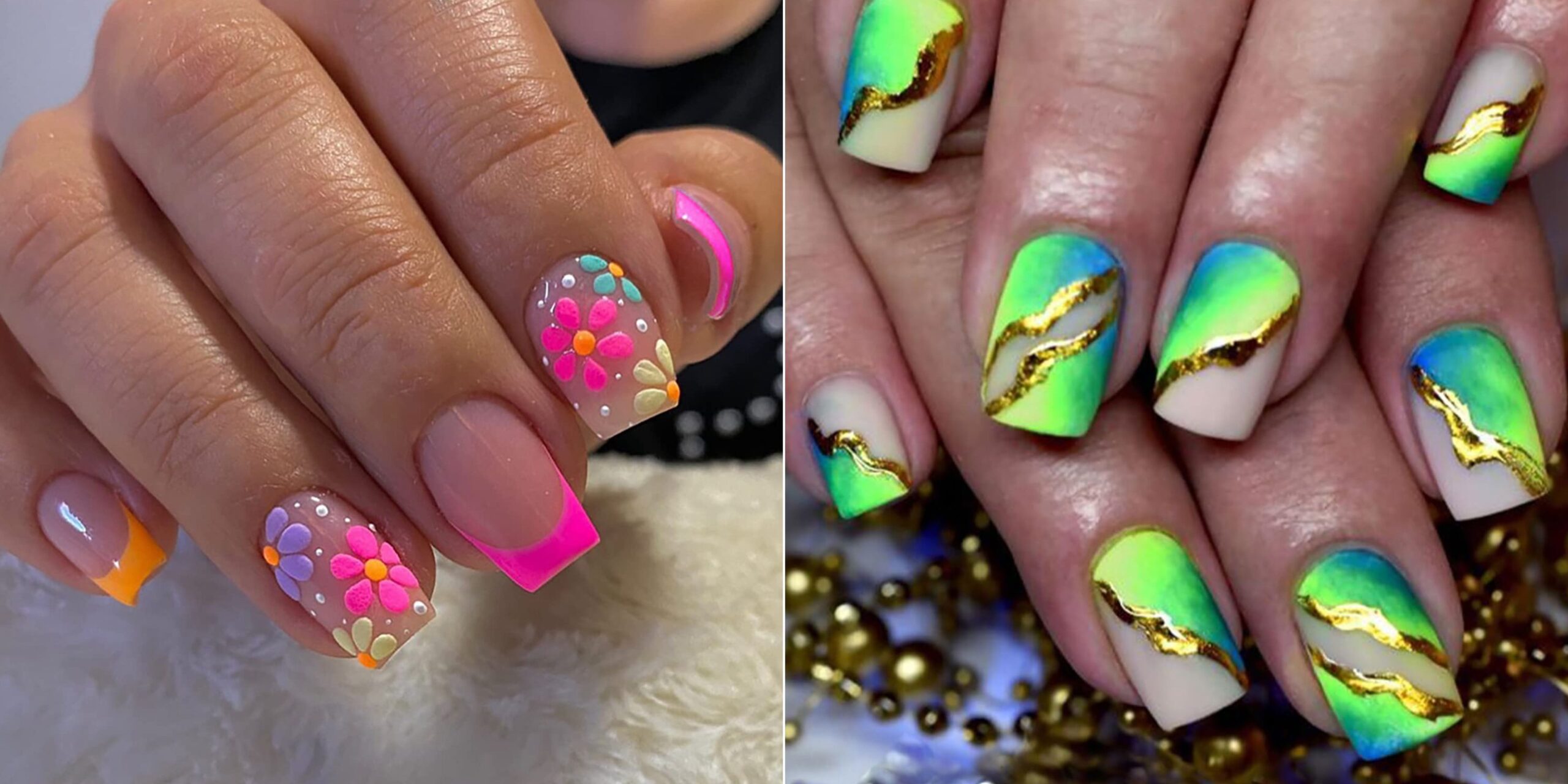 13 Diseños de uñas neón para un look divertido y lleno de color