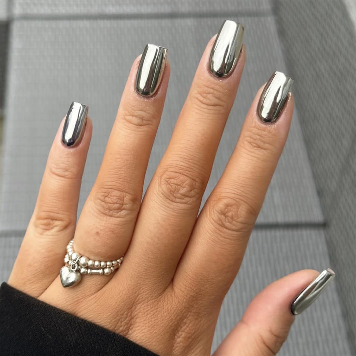 Uñas cromadas