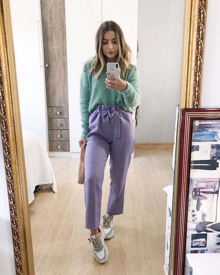 Outfit de primavera en tonos pastel