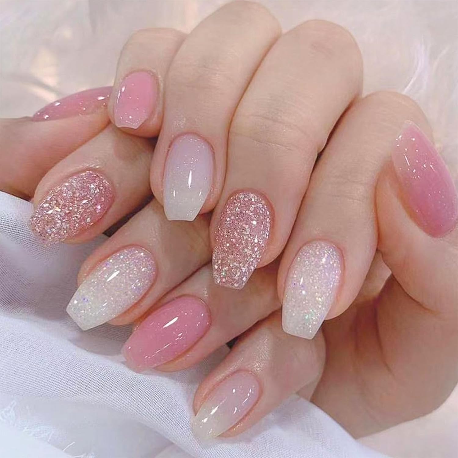 Uñas con glitter